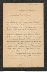 Nachlass Franz Steindachner, Brief von Emilio Ninni an Franz Steindachner (28.05.1911), Inv.Nr. 366.03, Seite 1
